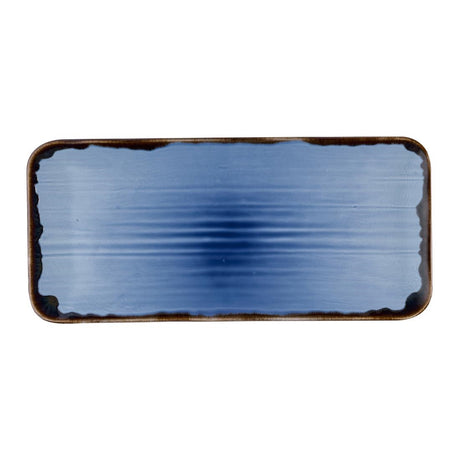 Dudson Harvest Indigo Organic Coupe Rectangle Platter 405x181mm (6 Pack)