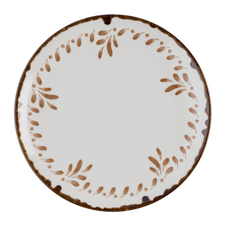 Dudson Harvest Mediterranean Terracotta Coupe Plates 260mm (12 Pack)