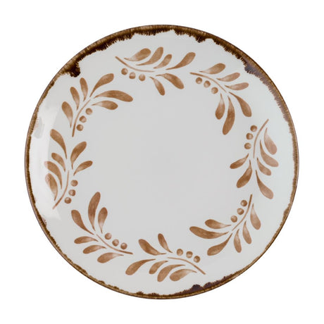 Dudson Harvest Mediterranean Terracotta Coupe Plates 220mm (12 Pack)