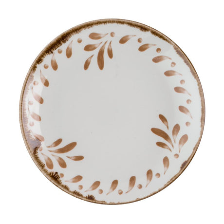 Dudson Harvest Mediterranean Terracotta Coupe Plates 165mm (12 Pack)