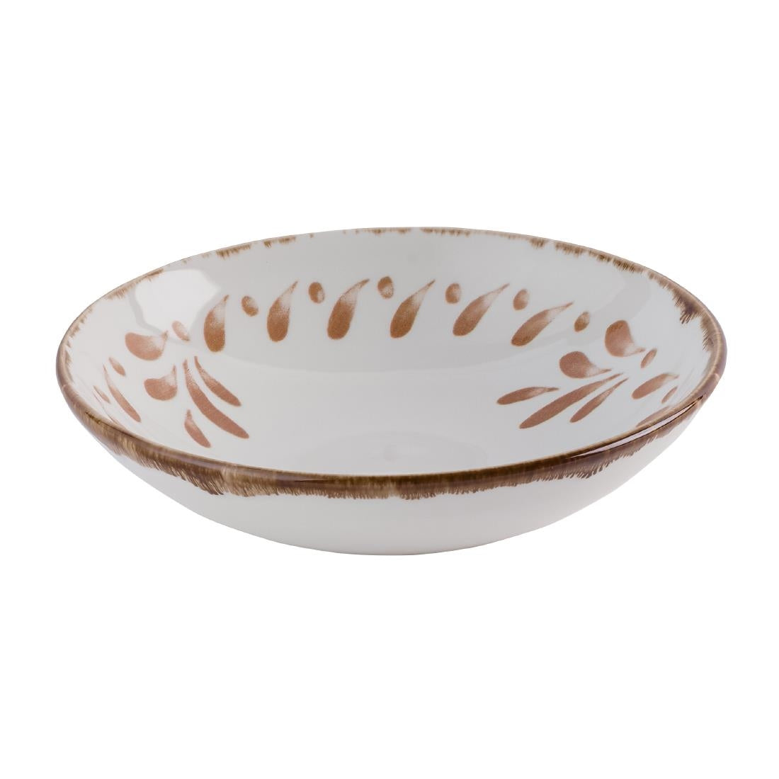 Dudson Harvest Mediterranean Terracotta Coupe Bowls 184mm (12 Pack)