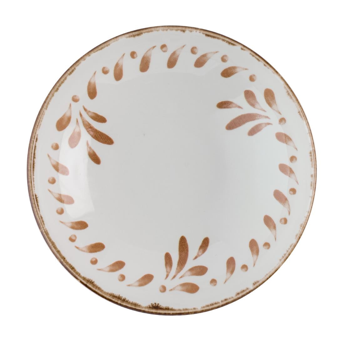 Dudson Harvest Mediterranean Terracotta Coupe Bowls 184mm (12 Pack)