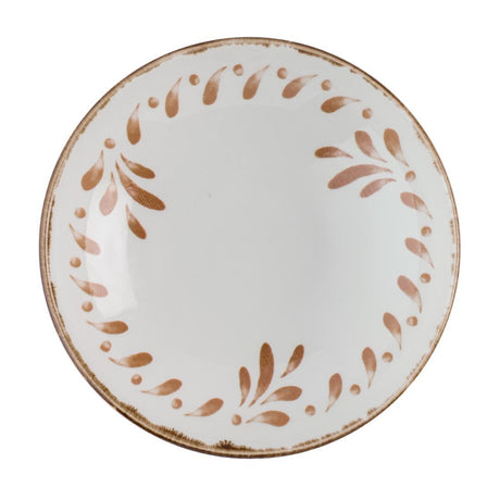 Dudson Harvest Mediterranean Terracotta Coupe Bowls 184mm (12 Pack)