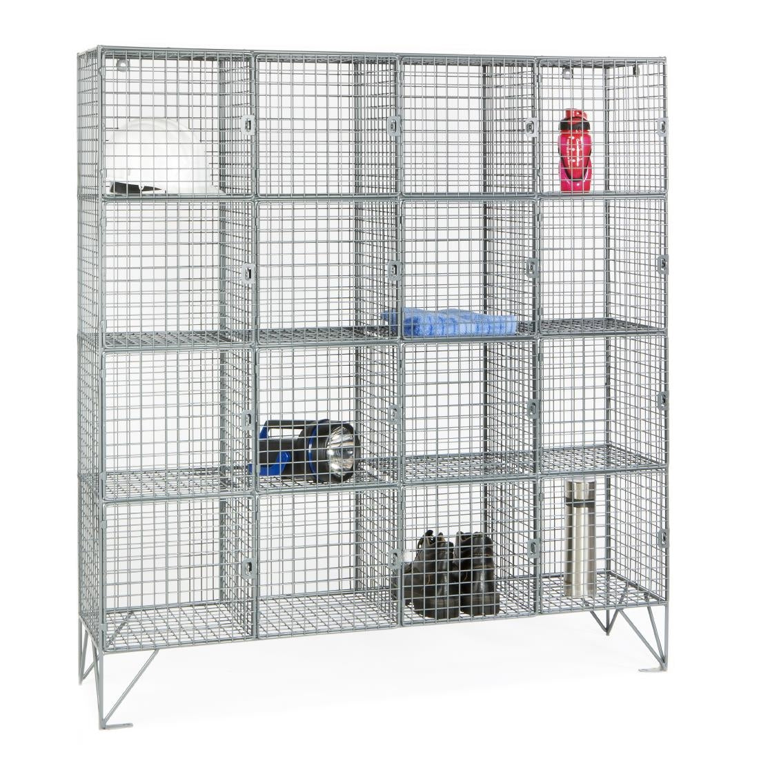 Sixteen Compartment Mesh Locker 457mm Deep