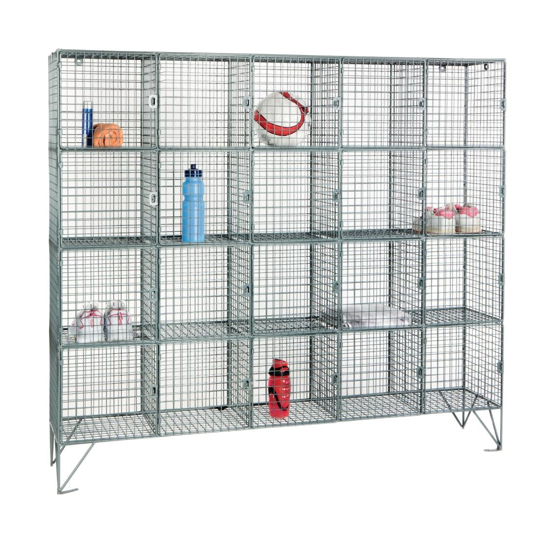 Twenty Compartment Mesh Locker 305mm Deep