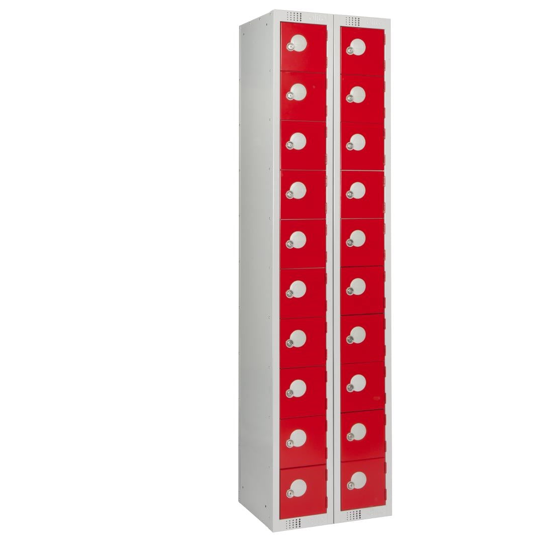Twenty Door Personal Effects Locker Red Camlock