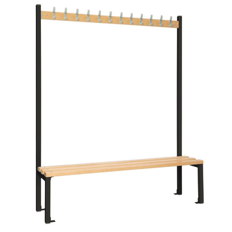 Single-sided Island Seating Black 1500mm