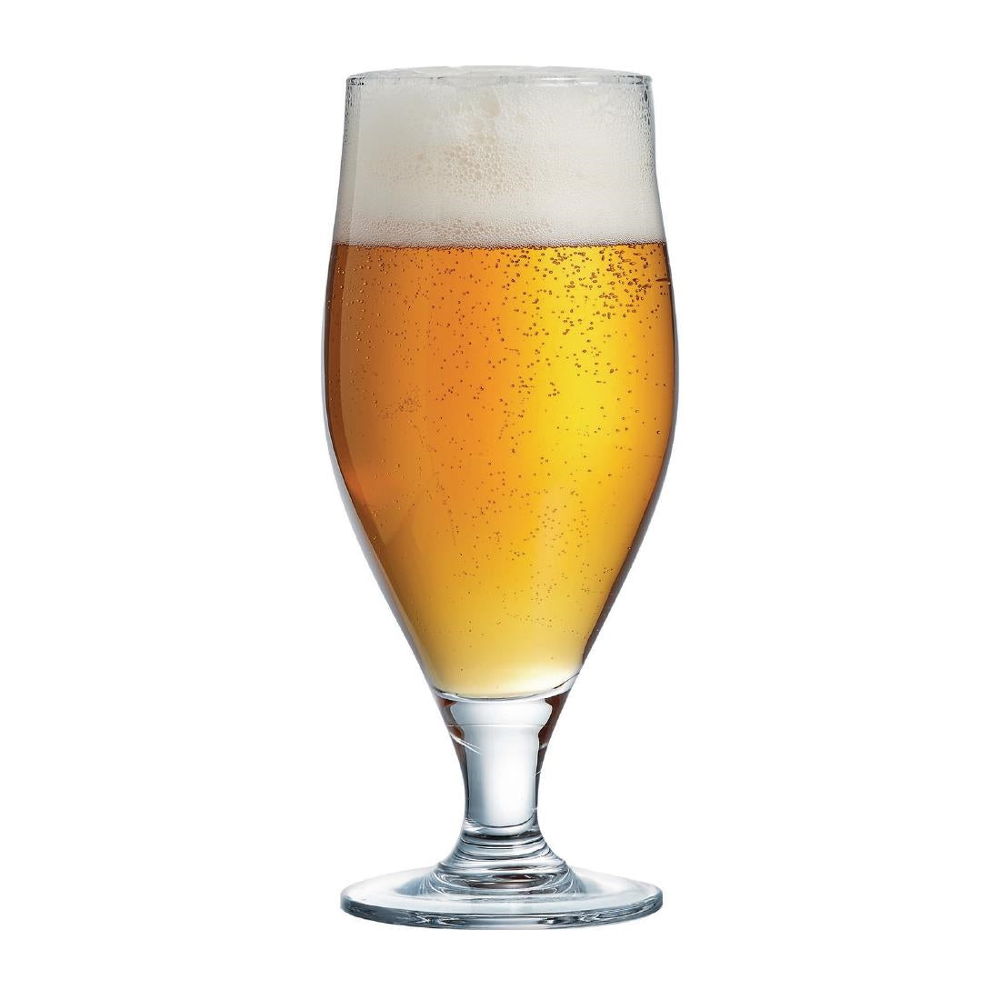 Arcoroc Cervoise Stem Beer Glasses 380ml (24 Pack)