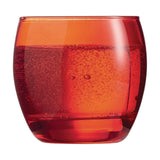 Arcoroc Salto Colour Studio Red Old Fashioned Glasses 320ml (24 Pack)