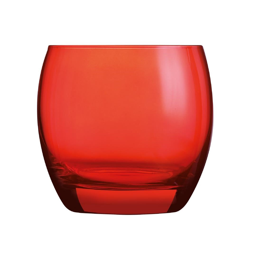 Arcoroc Salto Colour Studio Red Old Fashioned Glasses 320ml (24 Pack)