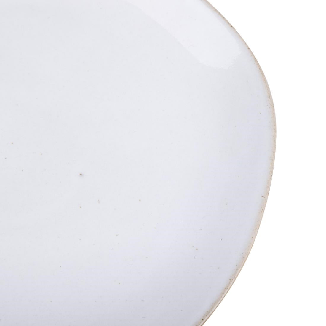 Olympia Raw Recycled Clay Coupe Plates Natural 220mm (6 Pack)