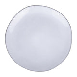 Olympia Raw Recycled Clay Coupe Plates Charcoal 220mm (6 Pack)