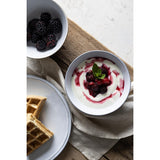 Olympia Raw Recycled Clay Deep Bowls Charcoal 140mm (6 Pack)