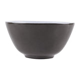 Olympia Raw Recycled Clay Deep Bowls Charcoal 140mm (6 Pack)