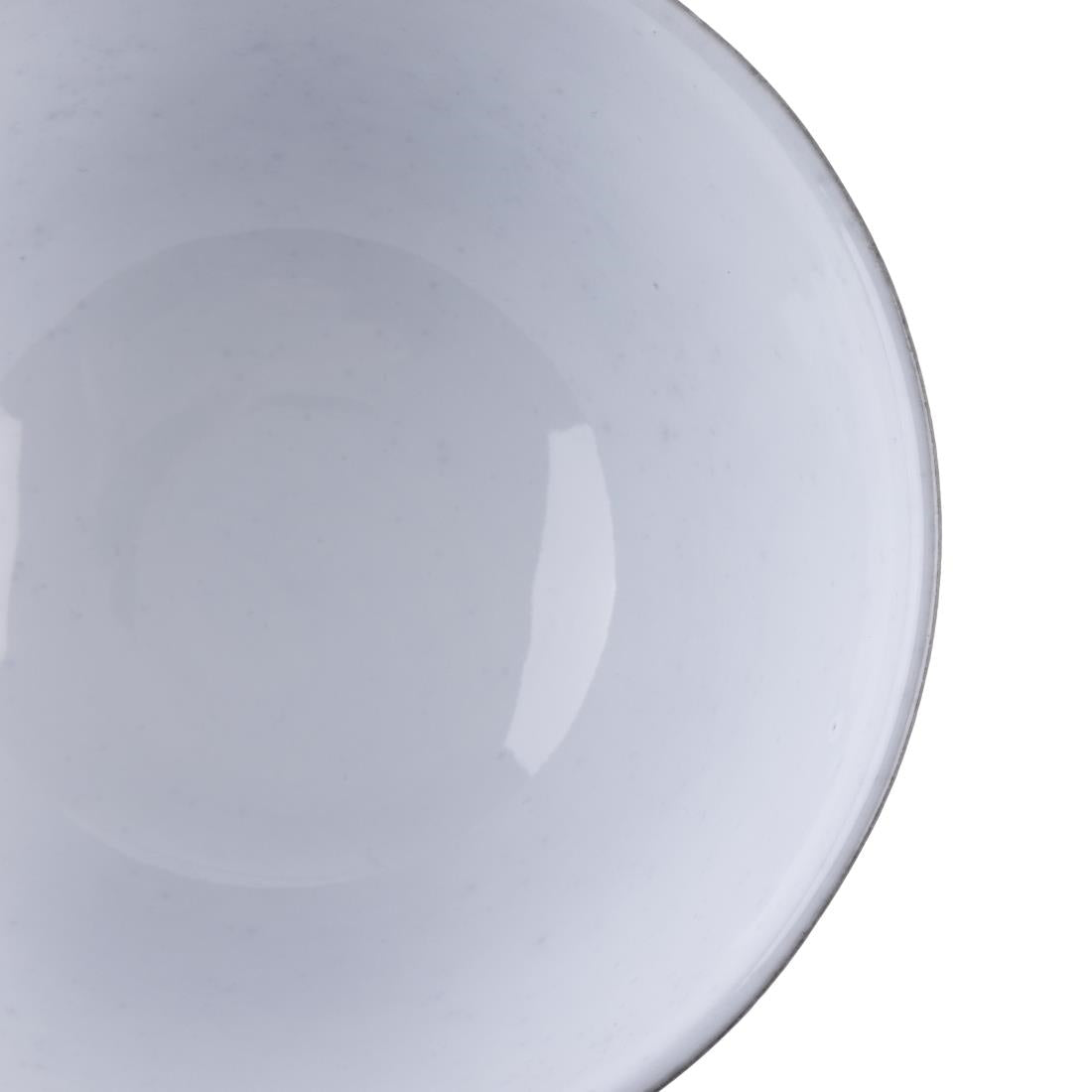 Olympia Raw Recycled Clay Deep Bowls Charcoal 140mm (6 Pack)