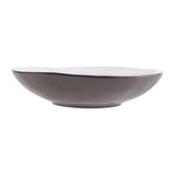 Olympia Raw Recycled Clay Coupe Bowls Charcoal 230mm (6 Pack)