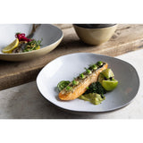 Olympia Raw Recycled Clay Coupe Bowls Charcoal 230mm (6 Pack)