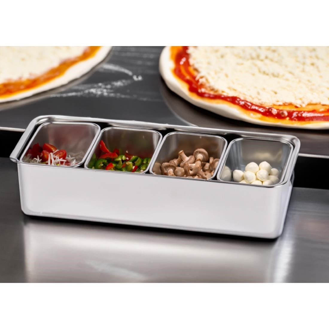 Louis Tellier Japanese Container with Four Compartments 281x118x63mm