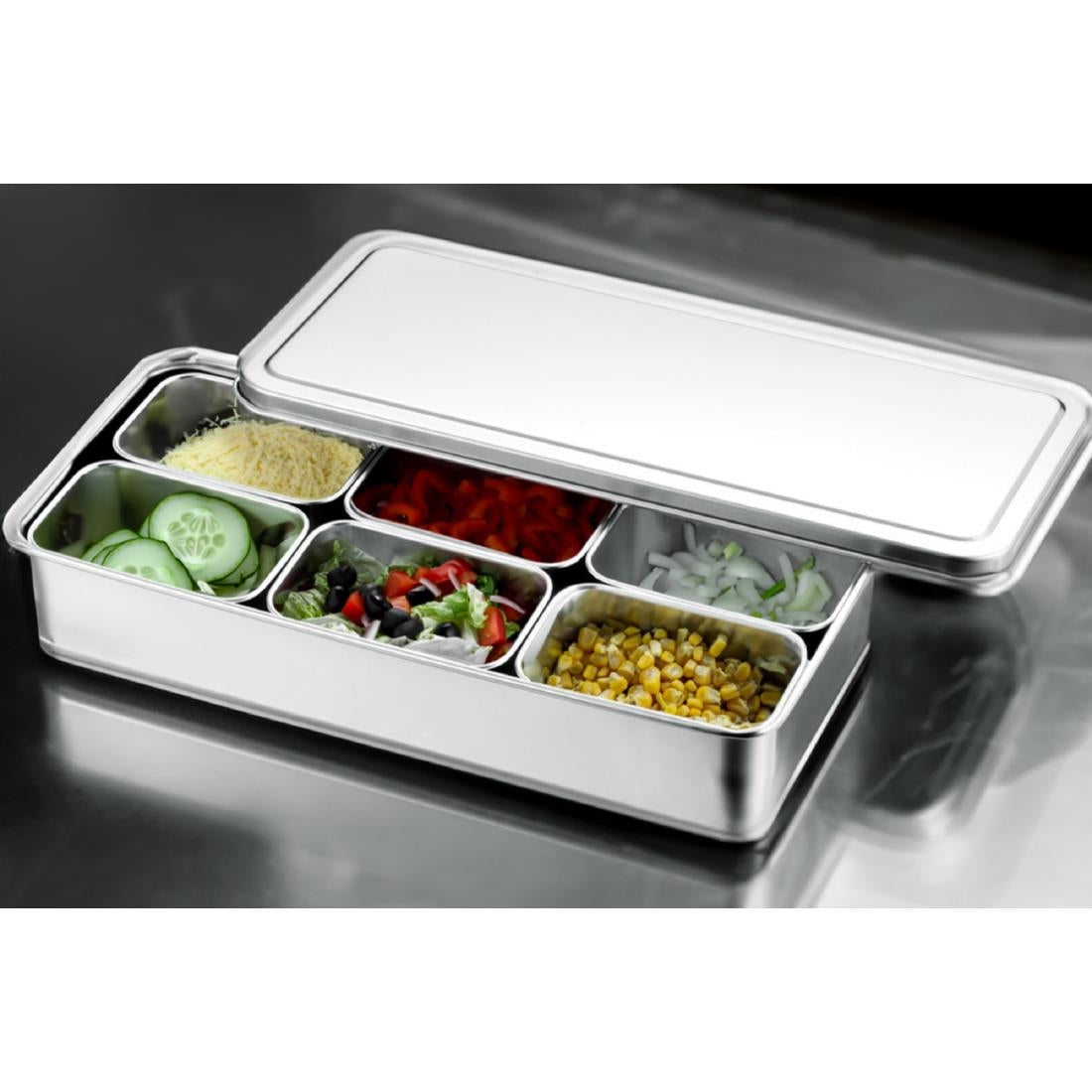 Louis Tellier Japanese Container with Six Compartments 328x148x63mm