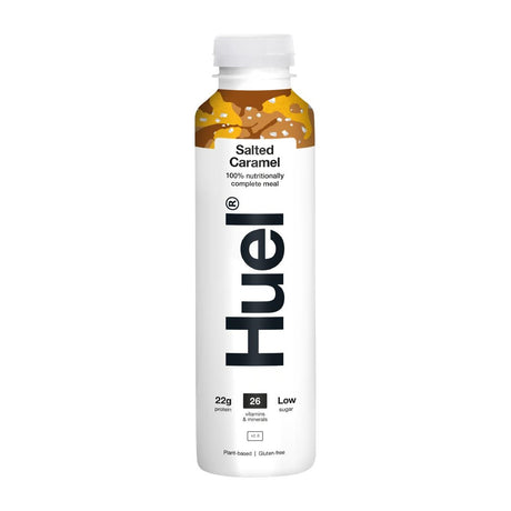 HUEL 100% Nutritionally Complete Meal Drink - Salted Caramel 500ml (8 pack)