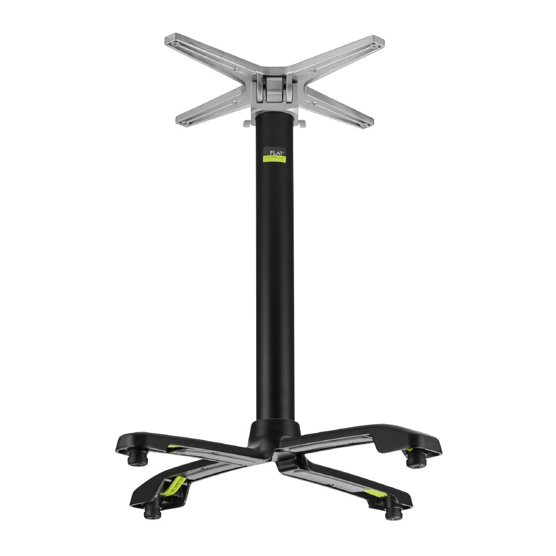 FLAT Auto Adjust SX26 Dining Table Base Black FlipTop