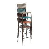 Tavo Stacking Bar Stool Vintage Red (2 Pack)