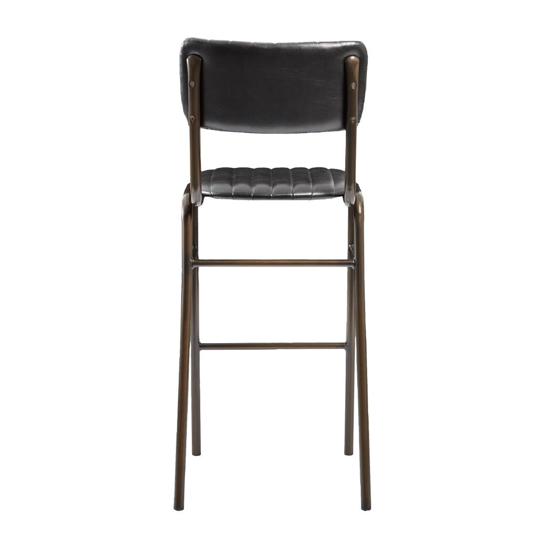Tavo Stacking Bar Stool Vintage Black (2 Pack)