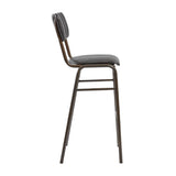 Tavo Stacking Bar Stool Vintage Black (2 Pack)