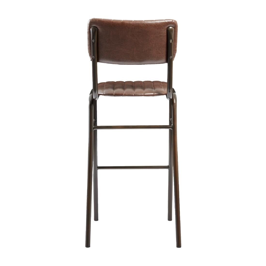 Tavo Stacking Bar Stool Vintage Brown (2 Pack)