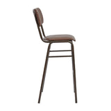 Tavo Stacking Bar Stool Vintage Brown (2 Pack)