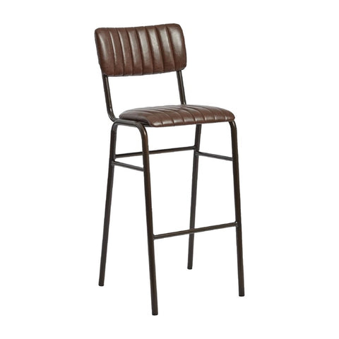 Tavo Stacking Bar Stool Vintage Brown (Pack of 2)