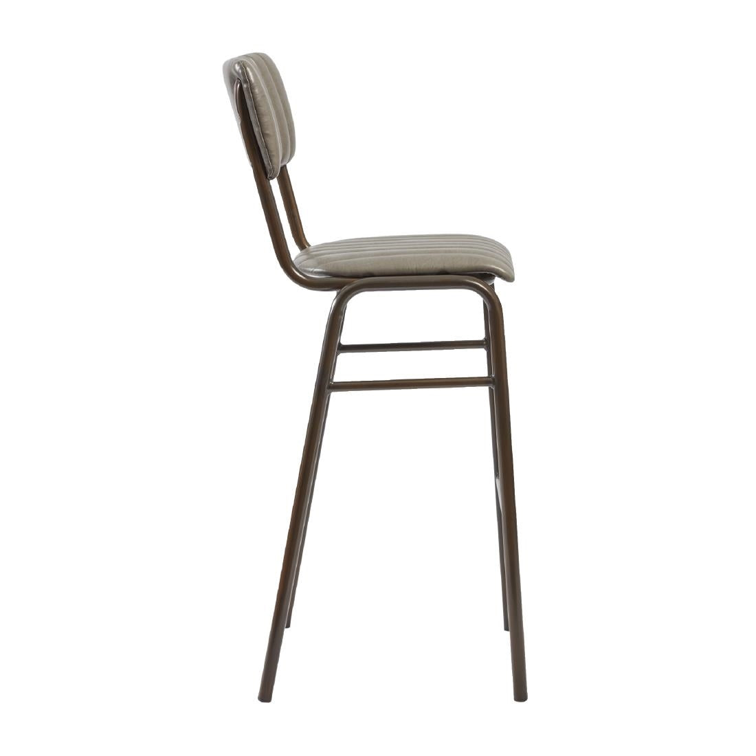 Tavo Stacking Bar Stool Vintage Dark Grey (2 Pack)