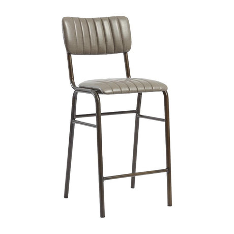 Tavo Stacking Mid Bar Stool Vintage Dark Grey (2 Pack)