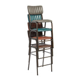 Tavo Stacking Mid Bar Stool Vintage Teal (2 Pack)