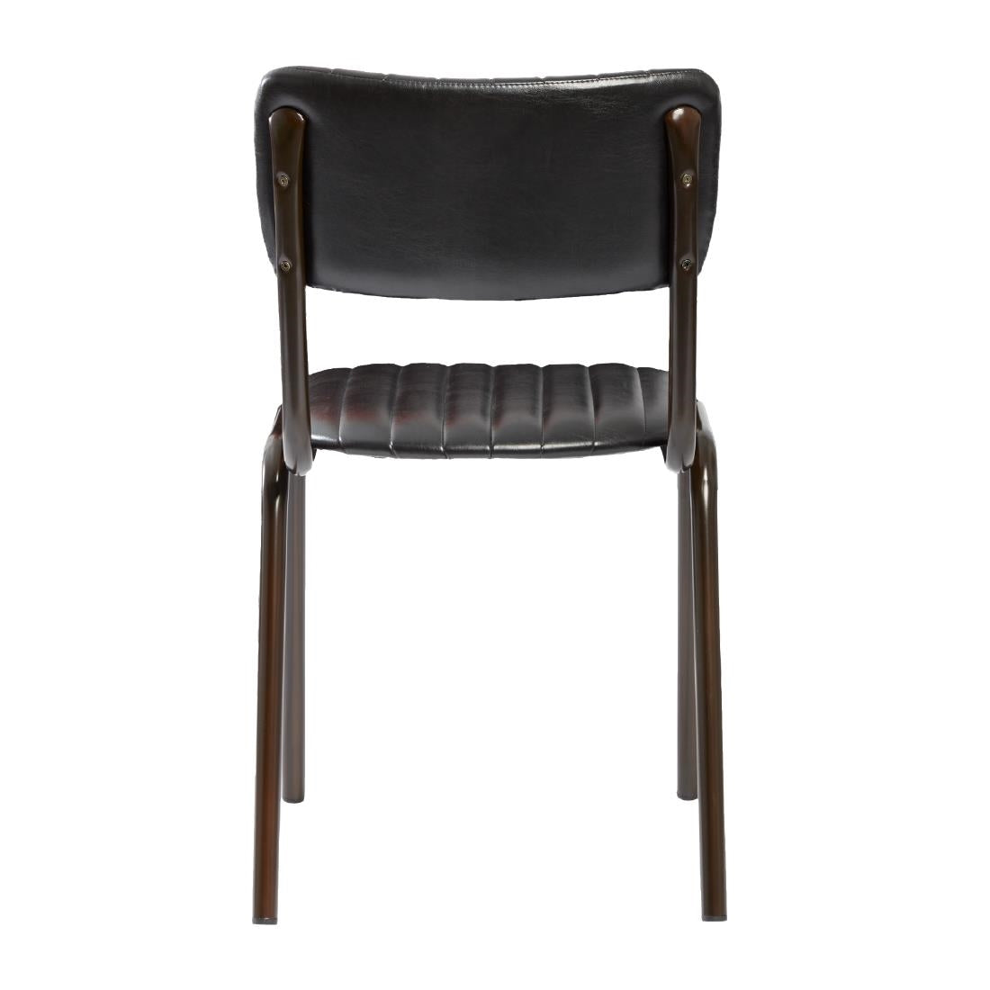 Tavo Stacking Side Chairs Vintage Black (2 Pack)