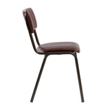 Tavo Stacking Side Chairs Vintage Red (2 Pack)