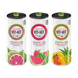 VITHIT Sparkling Raspberry & Watermelon Vitamin Water 330ml (12 Pack)