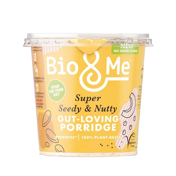 Bio&Me Super Seedy & Nutty Porridge Pots 58g (Pack of 8)