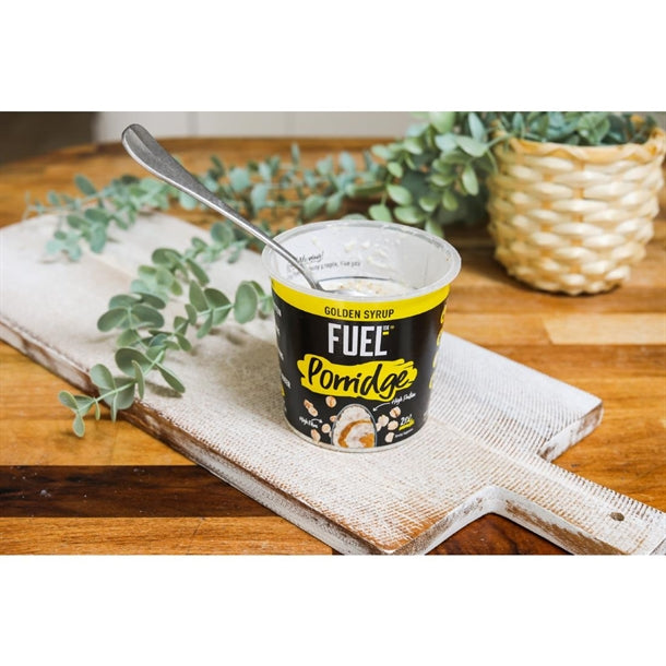 FUEL 10K Golden Syrup Porridge Pots 70g (Pack of 8)