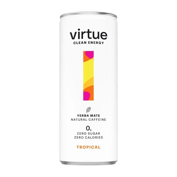 Virtue Clean Energy Tropical Drink 250ml (Pack of 12)