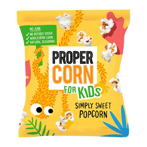 Propercorn Impulse Simply Sweet Kids Popcorn 12g (Pack of 18)