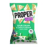 Properchips Impulse Sour Cream & Chive Lentil Chips 20g (Pack of 24)