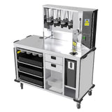 Moffat BTX Beverage & Breakfast Trolley with 2 End Shelves