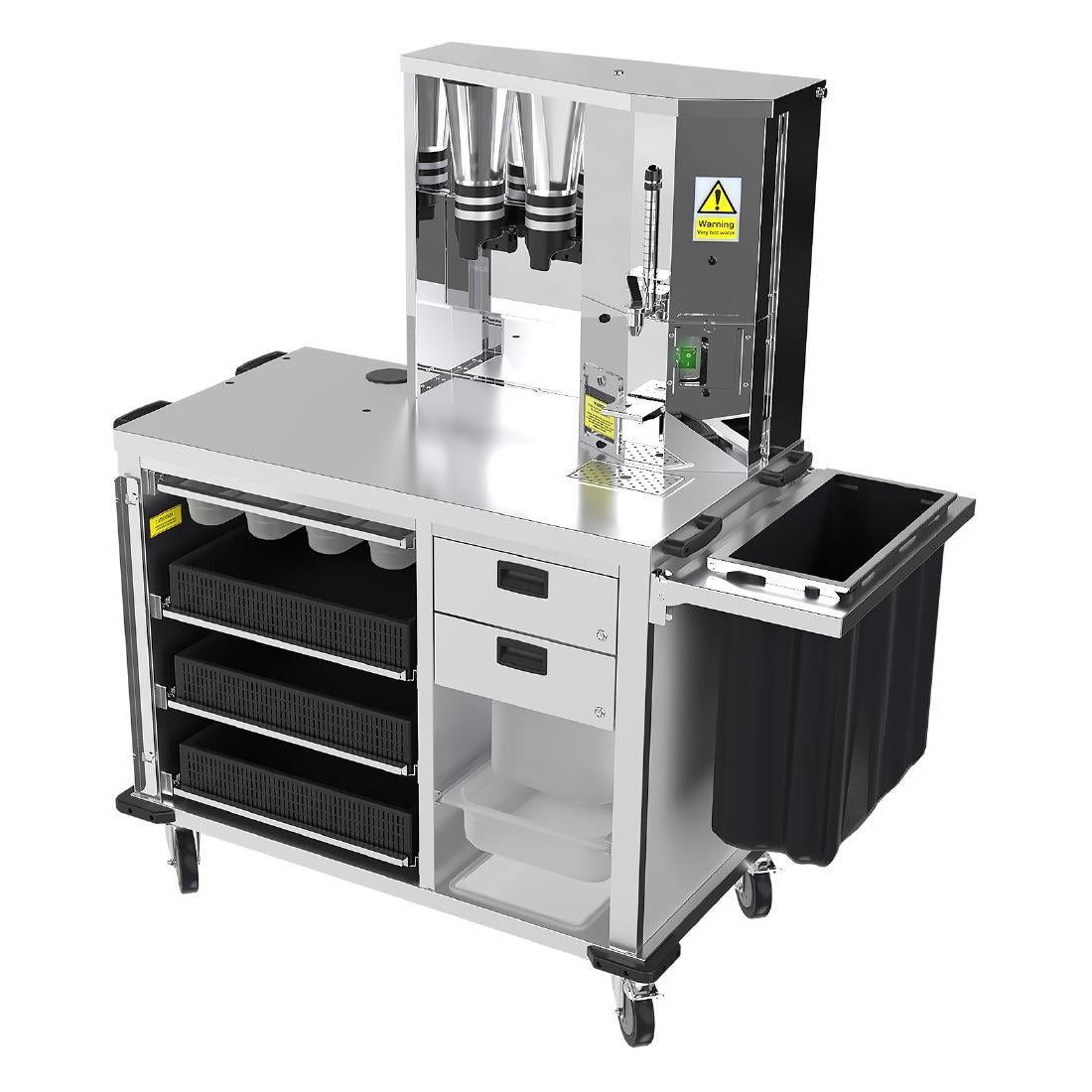 Moffat BBTC Compact Beverage & Breakfast Trolley