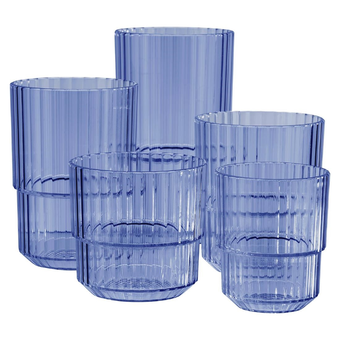 APS Linea Light Blue Drinking Cup 300ml (48 Pack)
