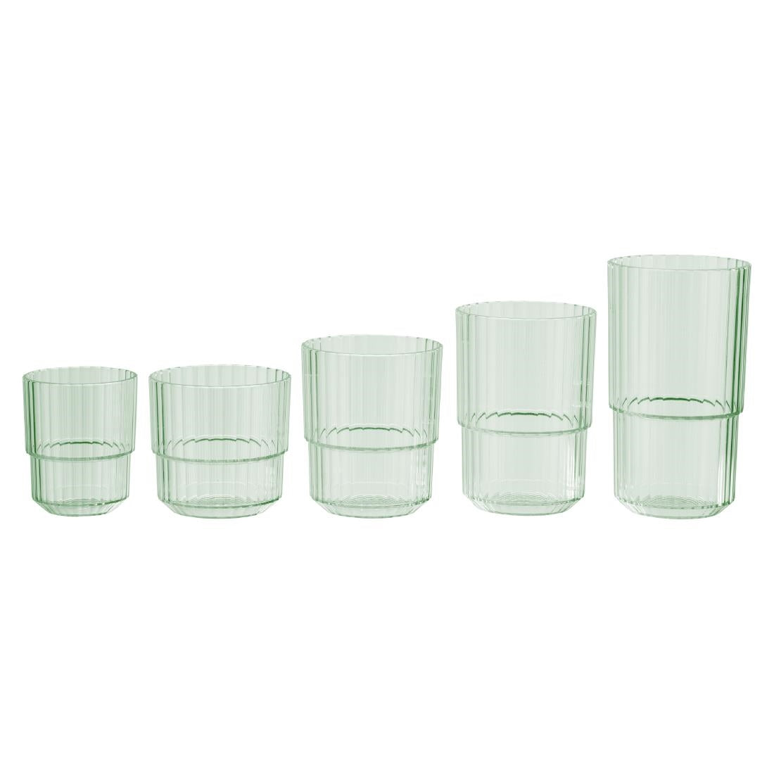 APS Linea Light Green Drinking Cup 300ml (48 Pack)