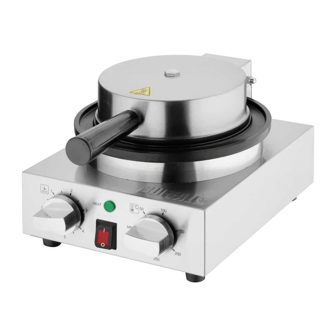 Buffalo Round Belgian Waffle Maker
