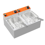 HOST Countertop Electric Fryer 2x 5Ltr HOST0575FD