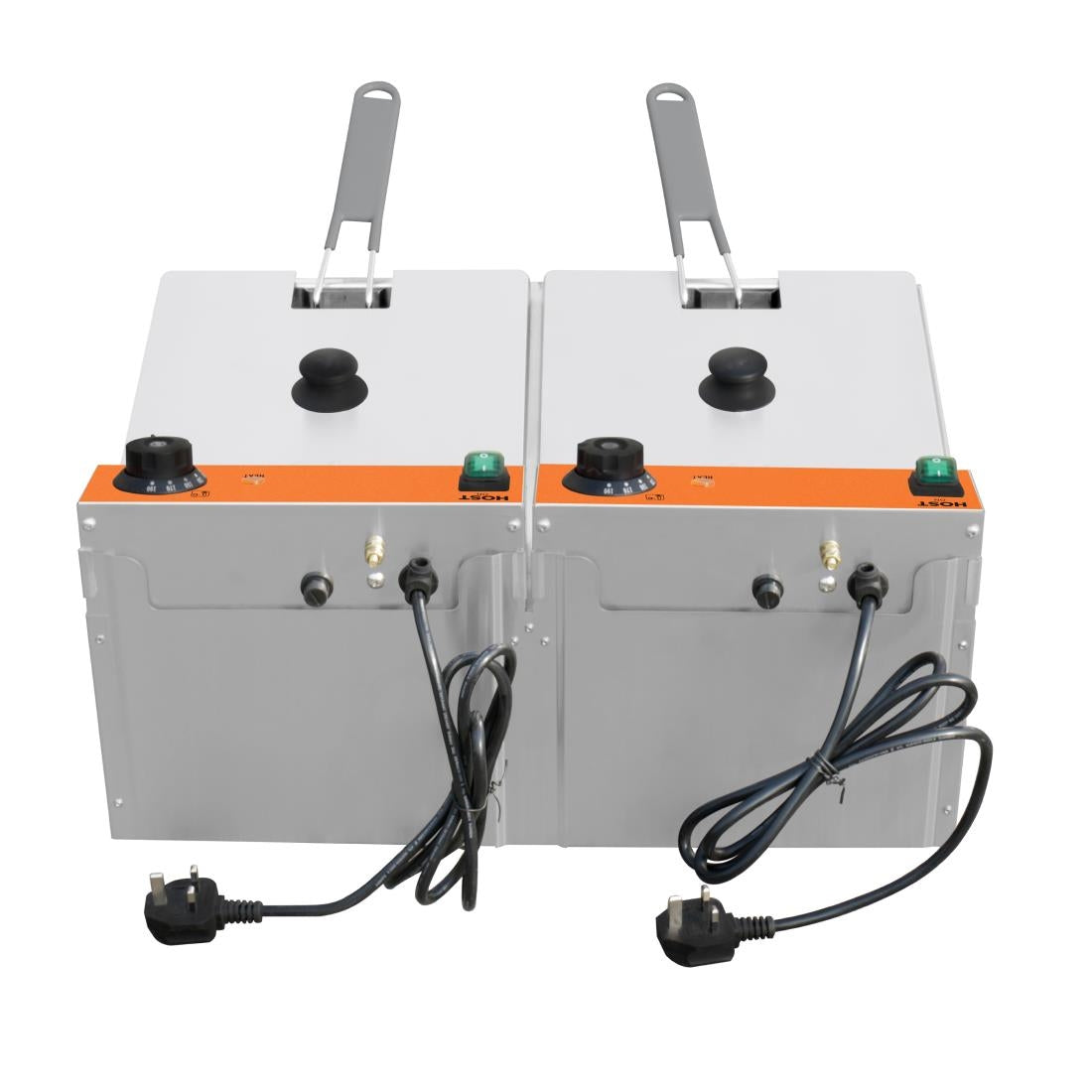 HOST Countertop Electric Fryer 2x 5Ltr HOST0575FD