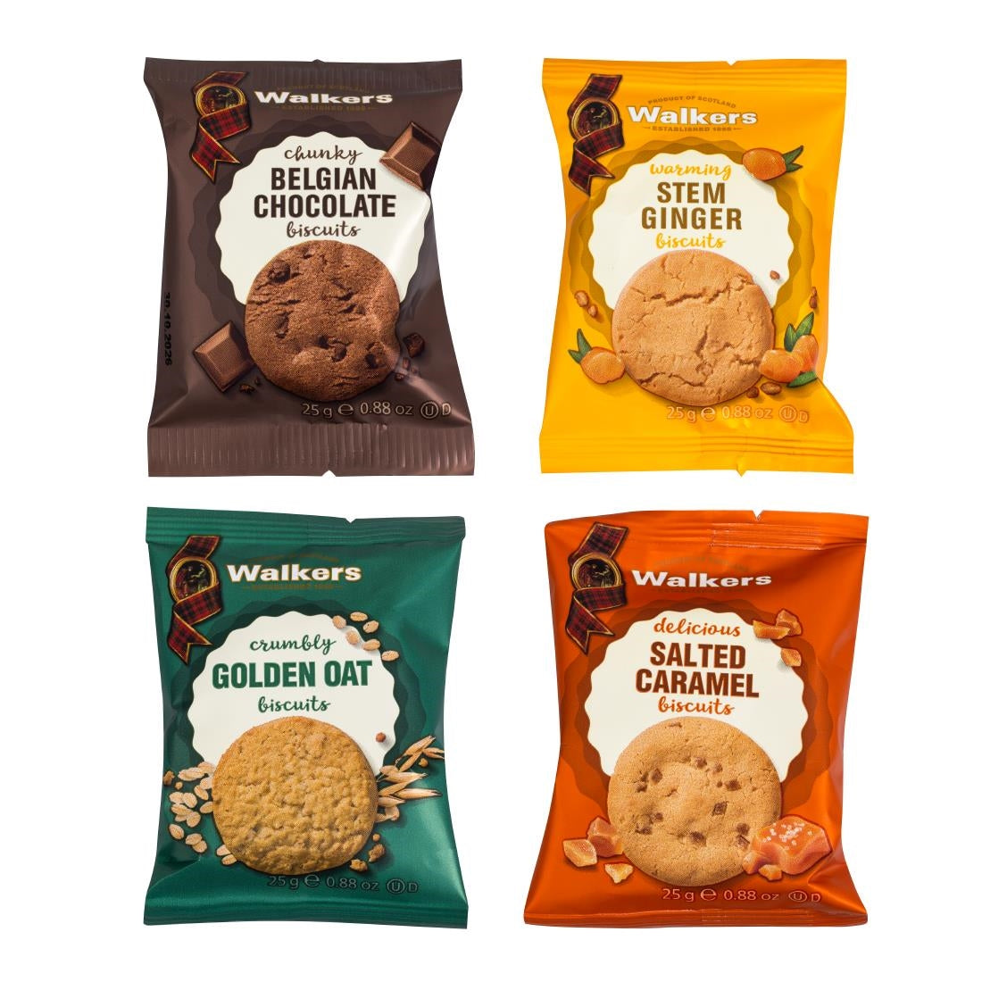 Walkers Mini Pack Assorted Biscuits (100 Pack)